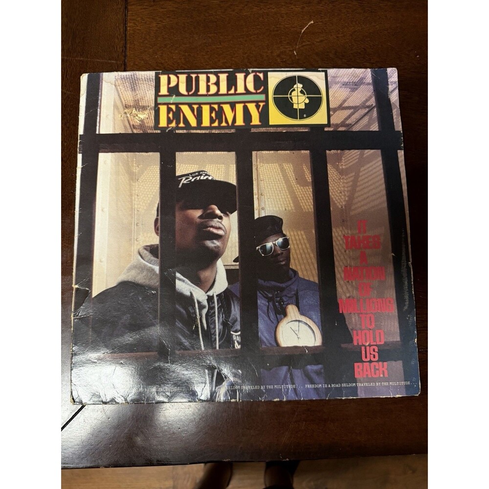 VINTAGE 1988 80s DEF JAM PUBLIC ENEMY Cover Only